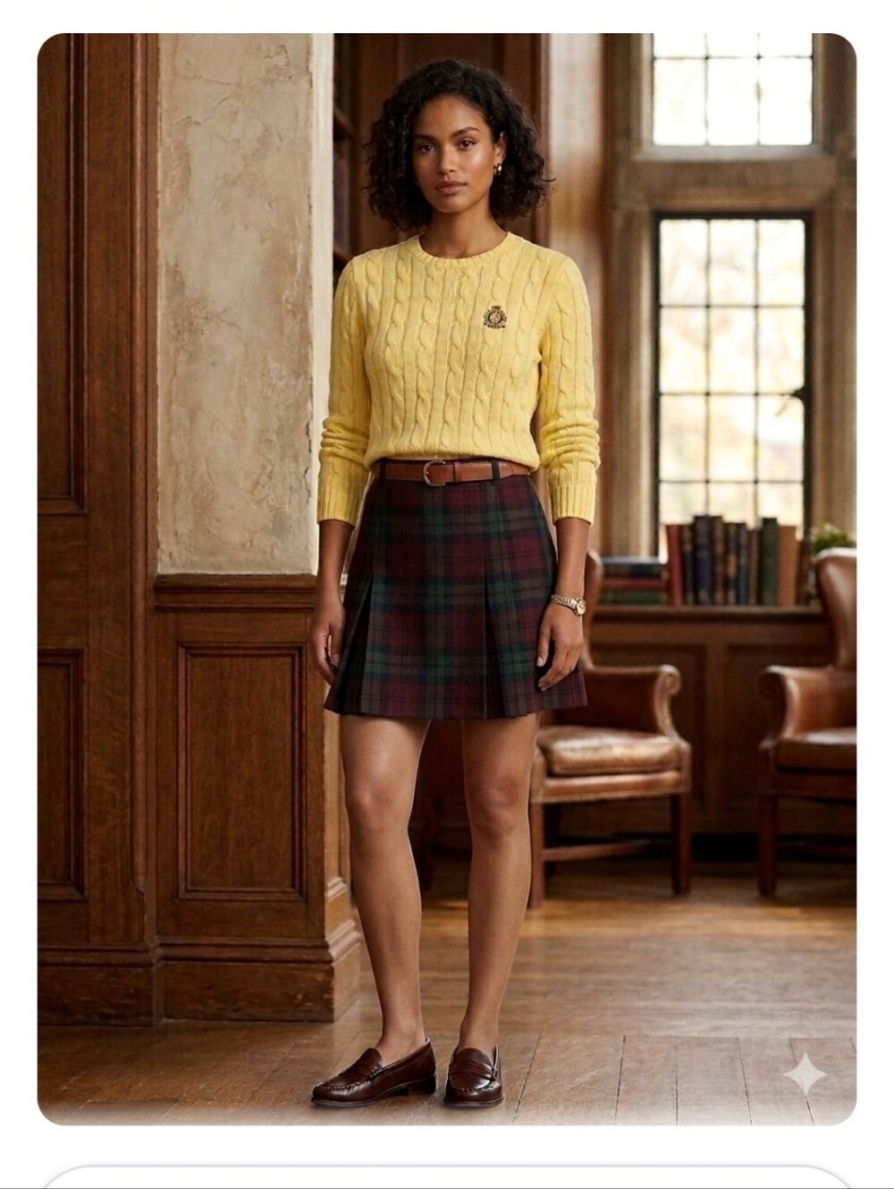Y2K LRL Lambswool Cable Knit Sweatet Sz XL Preppy, Academic, Old Money